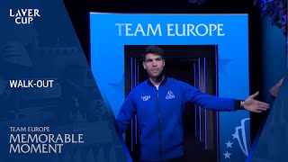 Team Europe WalkOut  Laver Cup 2024 [upl. by Azilanna]