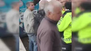 Görev başındaki polise yumrukla saldırdı [upl. by Irmgard]