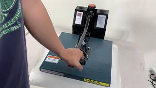 How to set pressure on heat press fancierstudio power heat press [upl. by Lareena]