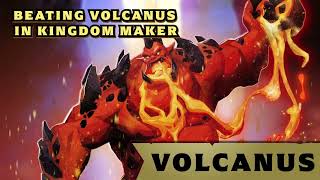 Beating Volcanus in Kingdom Maker [upl. by Napier622]