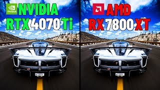 RTX 4070 Ti vs RX 7800 XT  TEST IN 20 GAMES AT 1080P  2K  4K [upl. by Einhpad53]