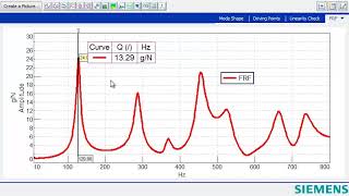 Extract Damping from FRF [upl. by Felita744]