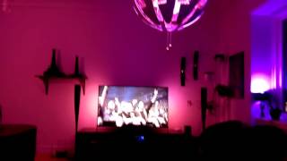 Philips Ambilight  Hue demo  Rammstein live [upl. by Sukramal]