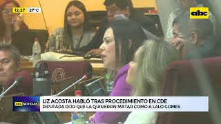 Diputada acusa a policías de querer atentar contra ella “me quisieron matar despierta” [upl. by Neram]