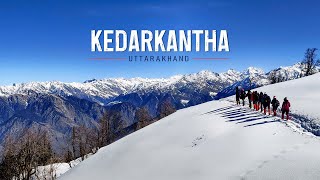 Kedarkantha Trek 2024  Best Winter Trek in Uttarakhand  Best Trek for Beginners in India [upl. by Jann138]