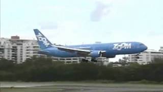 Zoom 767 Emergency landing in SJU [upl. by Ailil]