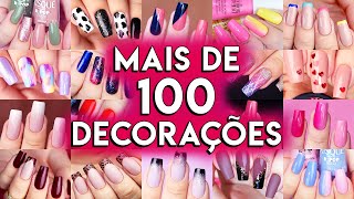 TODAS DECORAÇÕES DE UNHAS DE 2020  Retrospectiva Esmalte e Cor [upl. by Corel970]