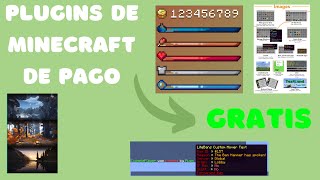 PLUGINS de MINECRAFT de PAGO TOTALMENTE GRATIS [upl. by Aicilaf]