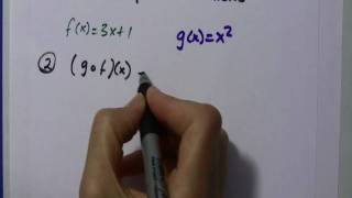 Alg II Composite Functions fgx [upl. by Eiramyelhsa471]