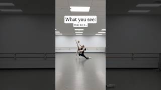 real POV of a Ballerina 🤩  ballet shorts [upl. by Philippine724]