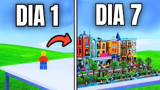 Construyendo Una Ciudad De Lego Por 7 Días [upl. by Ellekcir975]