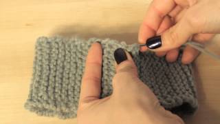 Knitting How to Seam Ends Together to Join Cast On and Bind Off Edges [upl. by Ynohtna]