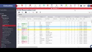 ElektraWeb  How to use All Reservation List [upl. by Maillij]