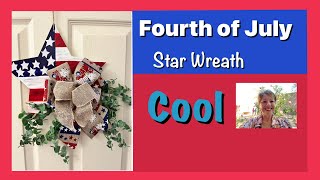 Making Fourth of July Star Wreath [upl. by Wilhelmine587]