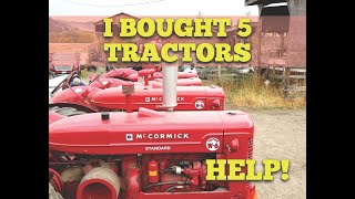 I bought 5 McCormick IH Tractors Will they run [upl. by Rehprotsirhc824]