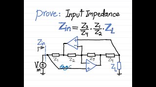 General Impedance Converter Circuit Equation and Analysis [upl. by Aizan]