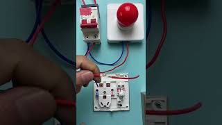 Oneopening fivehole wiring sharing Electrician Switch and socket wiring method [upl. by Lemart]