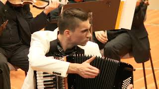 Accordion performance with orchestra in Berliner Philharmonie  Martin Kutnar [upl. by Eelta]