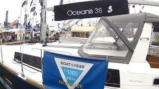 BENETEAU OCEANIS 38 New for 2013 Daysailor Weekender amp Cruiser toured by ABK Video [upl. by Christianna101]