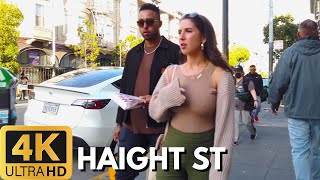 【4K】WALK SAN FRANCISCO HAIGHT ST CALIFORNIA USA VIDEO [upl. by Dunc521]