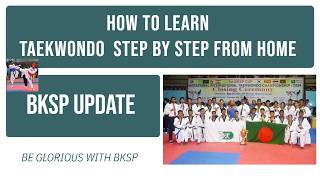 How to Learn Taekwondo Step by step from home [upl. by Ytsur]