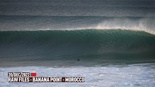 6 Feet  West Swell  Banana Point  Morocco  RAWFILES  20DEC2022 4K [upl. by Rheingold898]