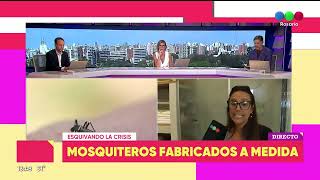 Esquivando la crisis precios de mosquiteros  Telefe Rosario [upl. by Hsihsa730]