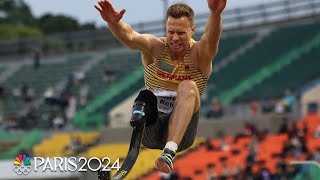 Germanys Markus Rehm leaps for his 7th Long Jump title on Day 6 of Para TampF Worlds  NBC Sports [upl. by Calabresi448]