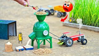 Tractor making fluor mill grinder A to Z process science projectdiy tractor home made chakki machin [upl. by Norval553]