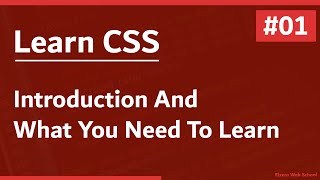 Learn CSS In Arabic 2021  01  Introduction And What I Need To Learn [upl. by Sacci]