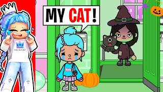 A Witch Stole My Pet Cat Toca Life Halloween [upl. by Einnil]