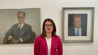 Izložba “Portreti” Marija Mikulića u Galeriji “Likum ‘76” [upl. by Hgielhsa398]