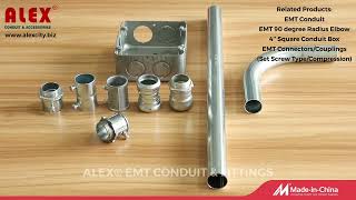 How to install EMT ConduitEMT ConnectorsSteel Boxes [upl. by Louisette]