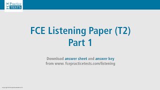 FCE Listening Test T2 Part 1 [upl. by Guzel297]