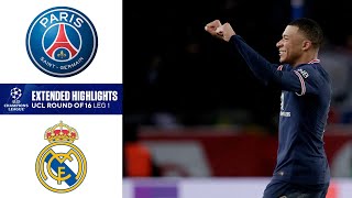 PSG vs Real Madrid Extended Highlights  Round of 16  Leg 1  CBS Sports Golazo [upl. by Yarb]