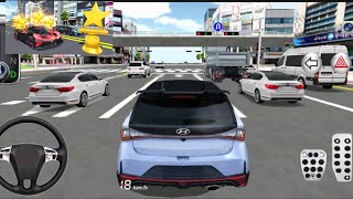 New Facelift Car Hyundai i20 N in Police Station 3D Driving Class 2024 hit best Android gameplay [upl. by Anahsar]