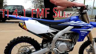 2018 YZ450F FMF VS STOCK [upl. by Filia]