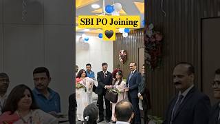 SBI PO 2023 joining 🎯 hardwork goals sbipo ibpspo bankexams success [upl. by Helsell]