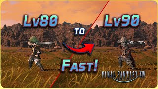 FFXIV Dawntrail Level 80 to 90 FAST Five Methods [upl. by Gabrila]