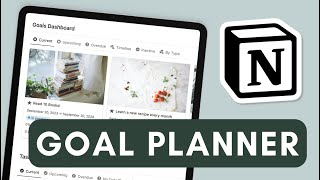 ACHIEVE your 2024 goals with the Ultimate Yearly Goal Planner  Notion Template Tour [upl. by Akiehsat]