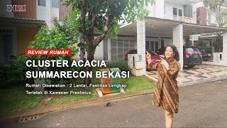 Rumah Disewakan  2 Lantai Fasilitas Lengkap Terletak di Kawasan Prestisius  Acacia Residence [upl. by Ottavia]