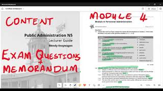 Public Administration N5 Module 4 Personnel Administration [upl. by Henson]