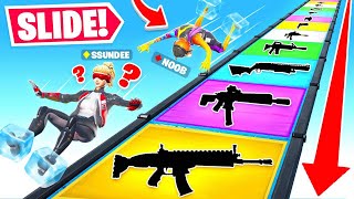 SLIDING For LOOT Game Mode in Fortnite [upl. by Volding]