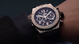 Small but powerful the Hublot Big Bang Unico Titanium Chronograph 42mm [upl. by Wettam]