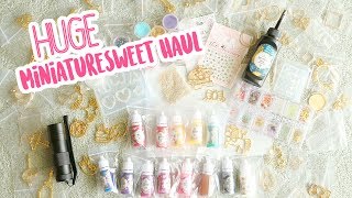 HUGE MiniatureSweet Craft Haul [upl. by Ahsats575]