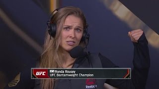 Ronda Rousey thinks Holly Holms sweetness is a fake act and she doesnt like it [upl. by White]