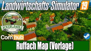 LS19 Ackerländle Mapvorstellung  Ruffach Map Vorlage  LS19 Ruffach Mods [upl. by Tuorah748]