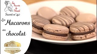 Recette de Macarons chocolat sans thermomètre [upl. by Balmuth]