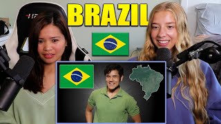 American Girls React to Geography Now Brazil [upl. by Poll]