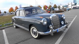 MercedesBenz 220 S W180  Motorworld Böblingen [upl. by Shandy]